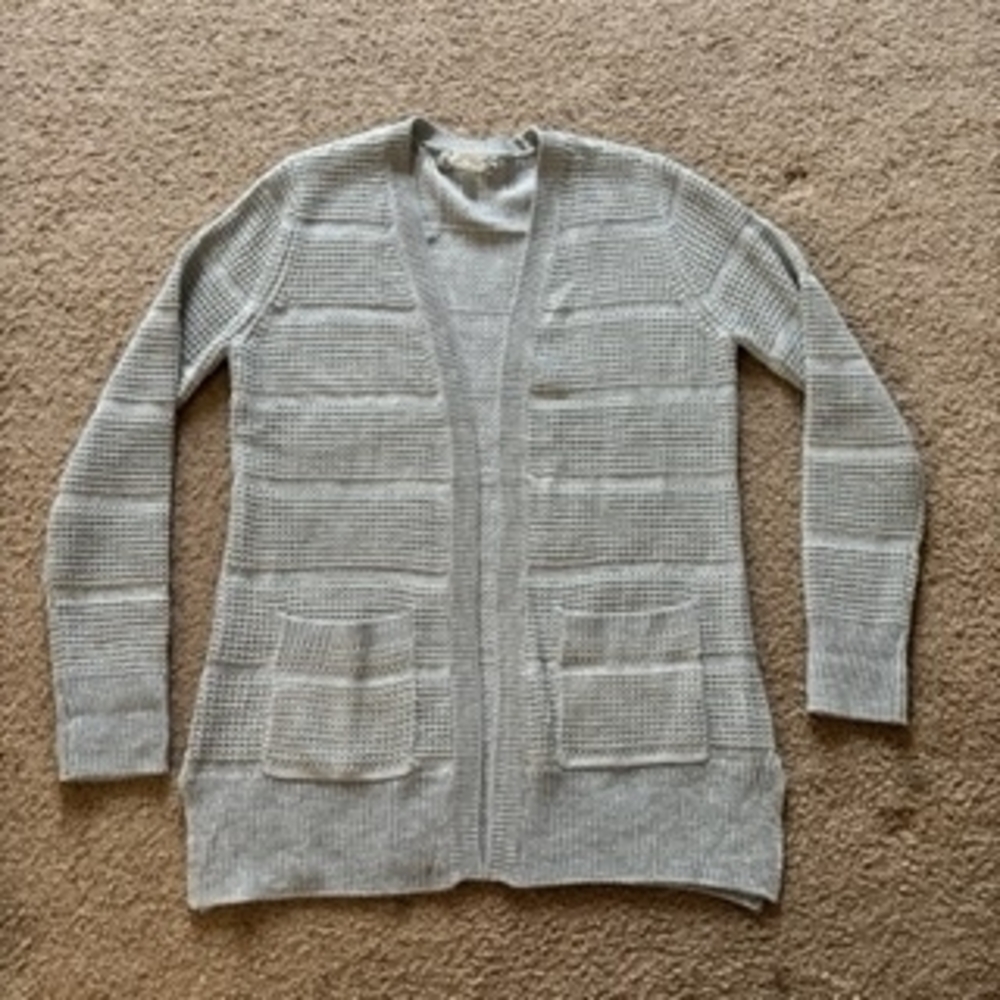 Pink Rose Textured Cardigan